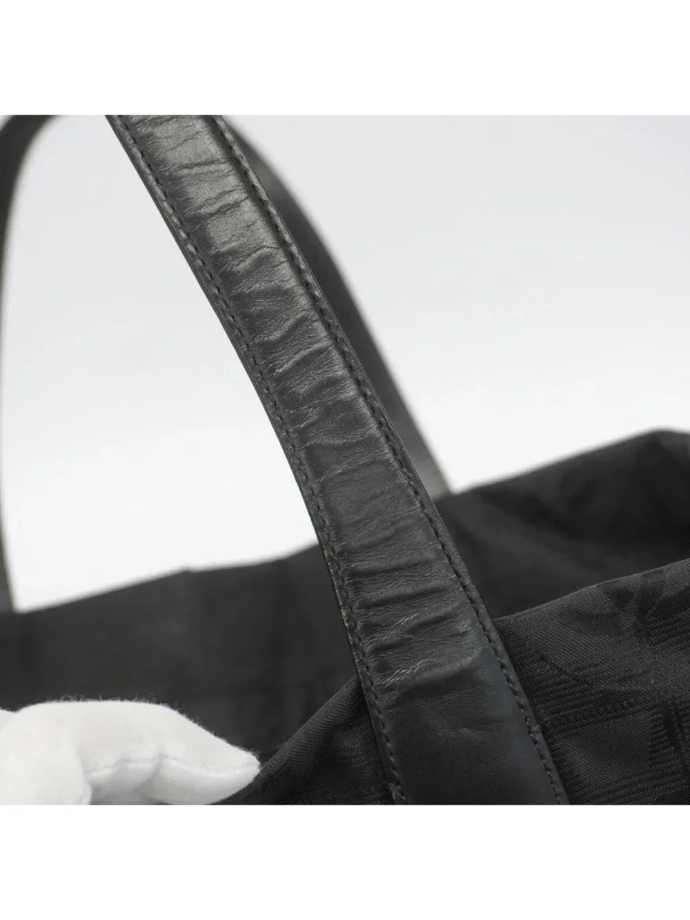 Chanel Tote Bag New Travel Nylon Black Gold
